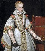 unknow artist A court portrait of Queen Ana de Austria oil painting reproduction